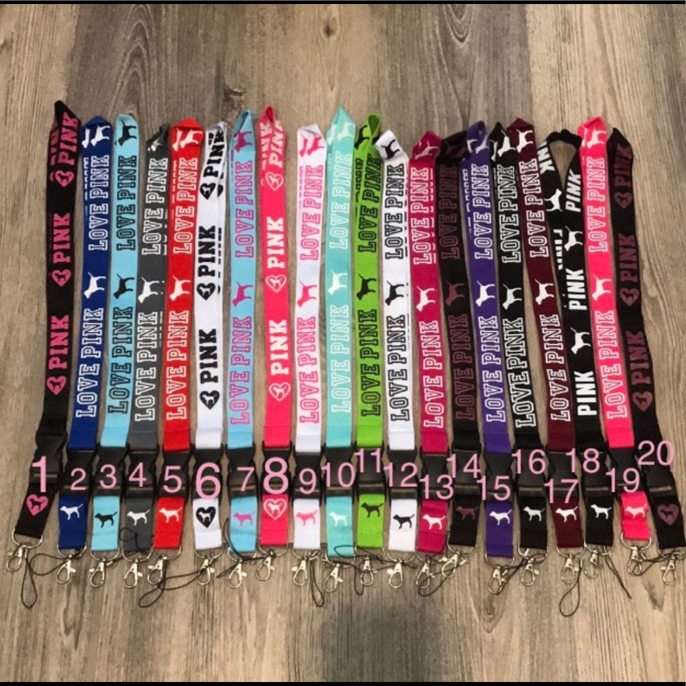 Pink by Victoria’s Secret Lanyards ANY 3 for $25